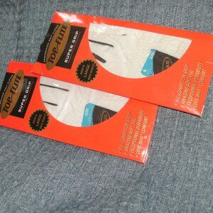 NWT LOT of TWO Top Flite Super Grip Golf Glove White Men's Right Hand size L